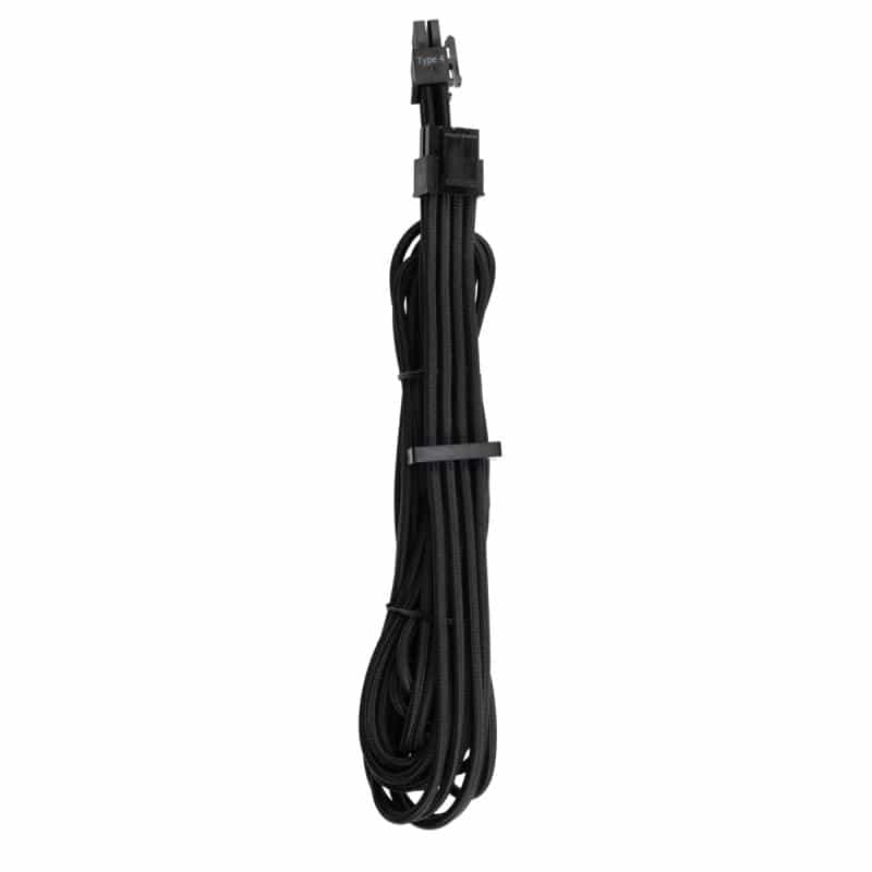 CORSAIR Premium individually sleeved pro kit (Type 4, Generation 4) - Stromkabelkit - Schwarz (CP-89