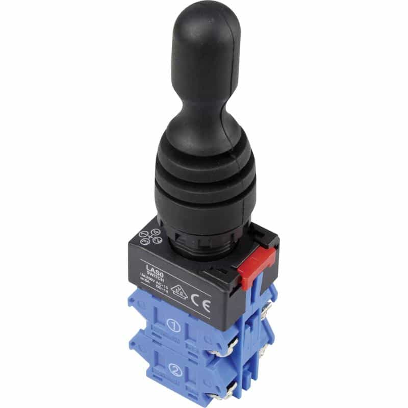 TRU COMPONENTS Joystick 250 V/AC Hebel gerade Schrauben IP67 TRU COMPONENTS LAS0-K-40C41 1 St.