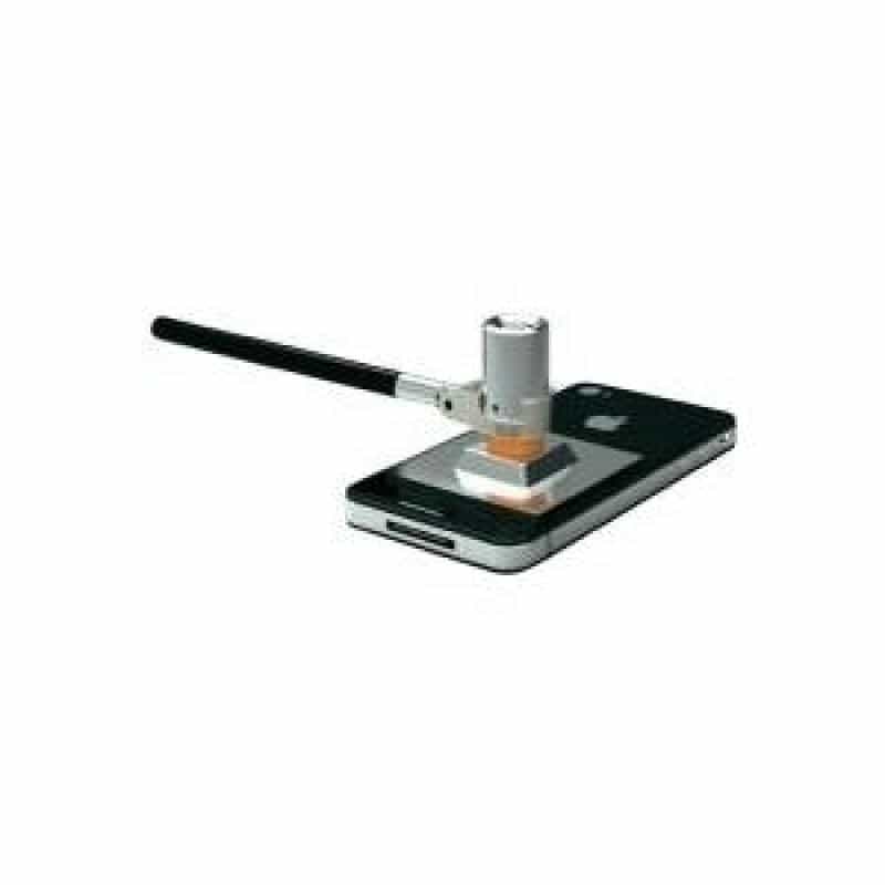 CONRAD Universal Diebstahlsicherung-Adapterplatte aus Stahl für Smartphones, Tablets, Notebooks, Mac