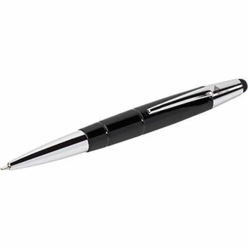 WEDO Eingabestift 2in1 Pioneer, hochglänzend, schwarz Touchpen für Smartphones, iPad und Tablet PCs,