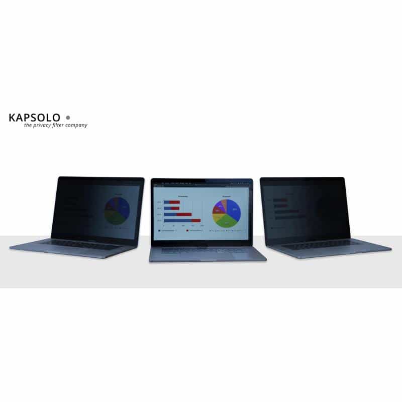 KAPSOLO 2-Way Plug In Privacy Screen for 39,62cm (15.6″) Wide 16:9, KAP10687 (KAP10687)