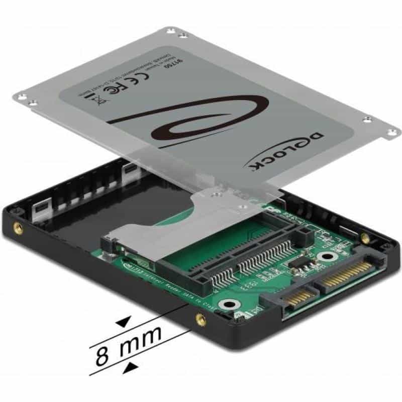 DELOCK 2.5 Zoll SATA Card Reader für CFast Speicherkarten