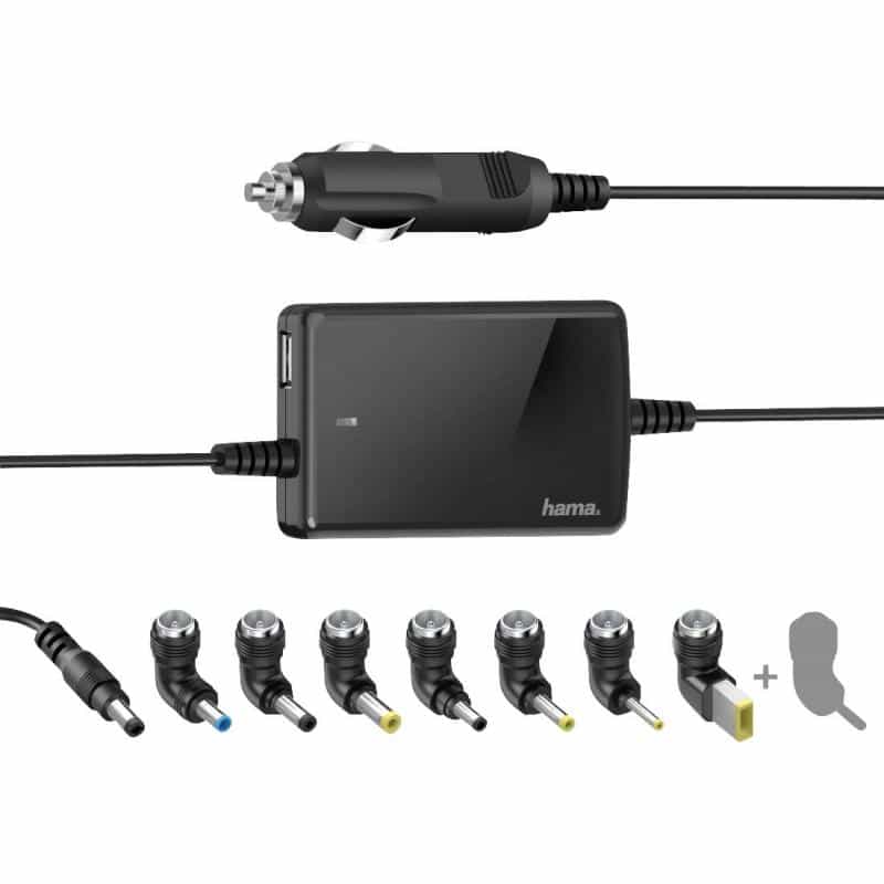 HAMA Universal-Kfz-Notebook-Netzteil Slim & Light, 15-19V/70W