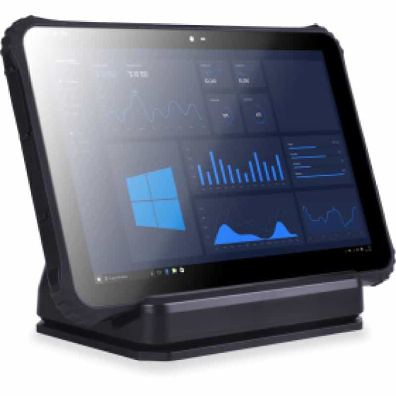 POKINI Tab FS12-K Zub Lade-/Dockingstation (3x USB 2.0, 1x LAN)