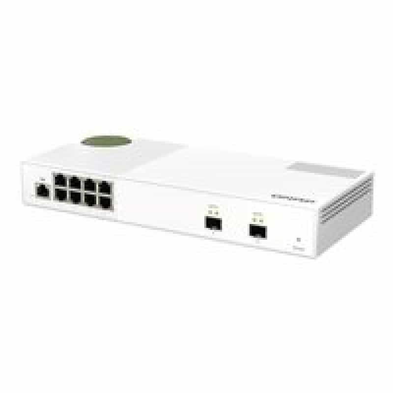 QNAP QSW-M2108-2S - Switch - managed - 2 x 10 Gigabit SFP+ + 8 x 2.5GBase-T - Desktop