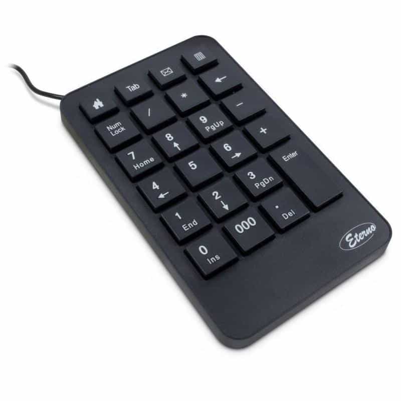 INTERTECH Inter-Tech Tas Numpad KB-120 mit 23 Tasten, schwarz retail