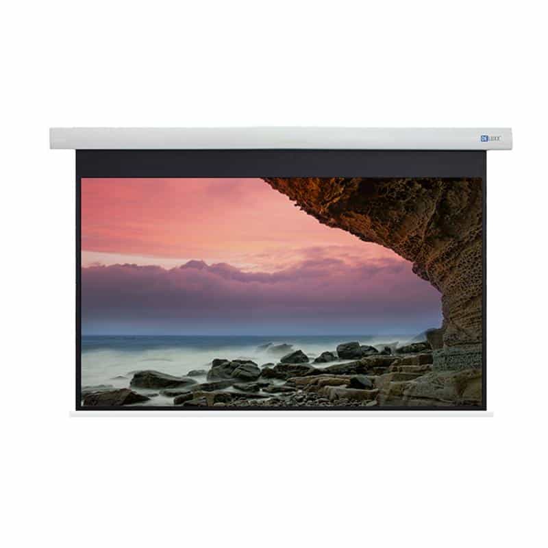 CELEXON DELUXX Cinema Motorleinwand 265 x 149cm, 120' - 4K Fibre MWHT