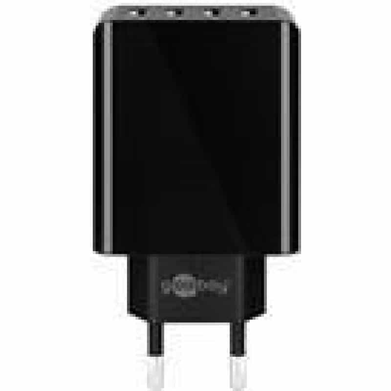 GOOBAY USB 4Port 30W/6,0A bk | 44953
