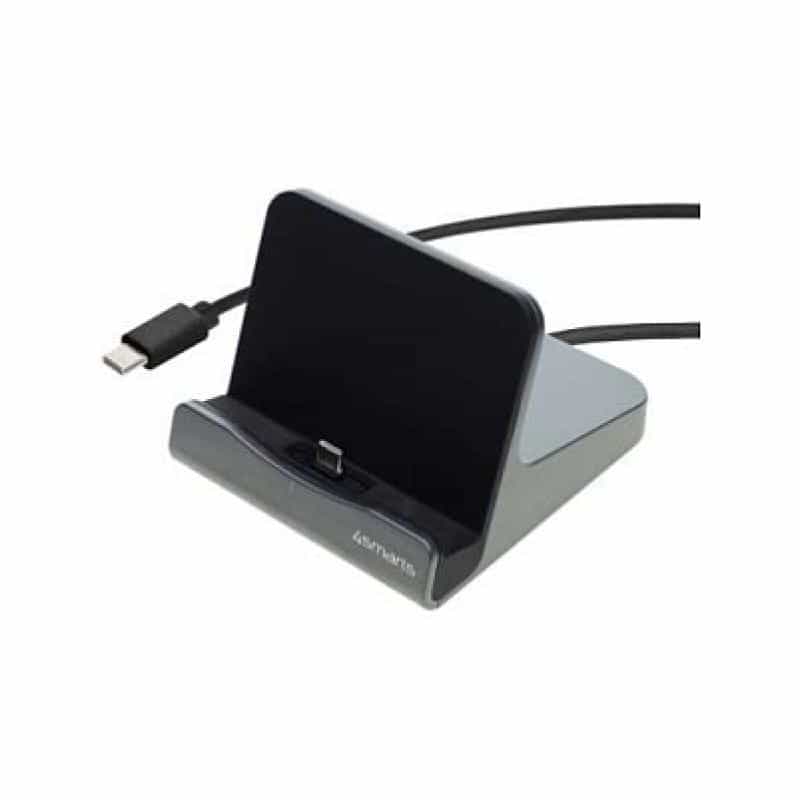 4SMARTS VoltDock - Ladeständer - 60 Watt - 3 A - PD, QC (USB-C) - Gun Metal