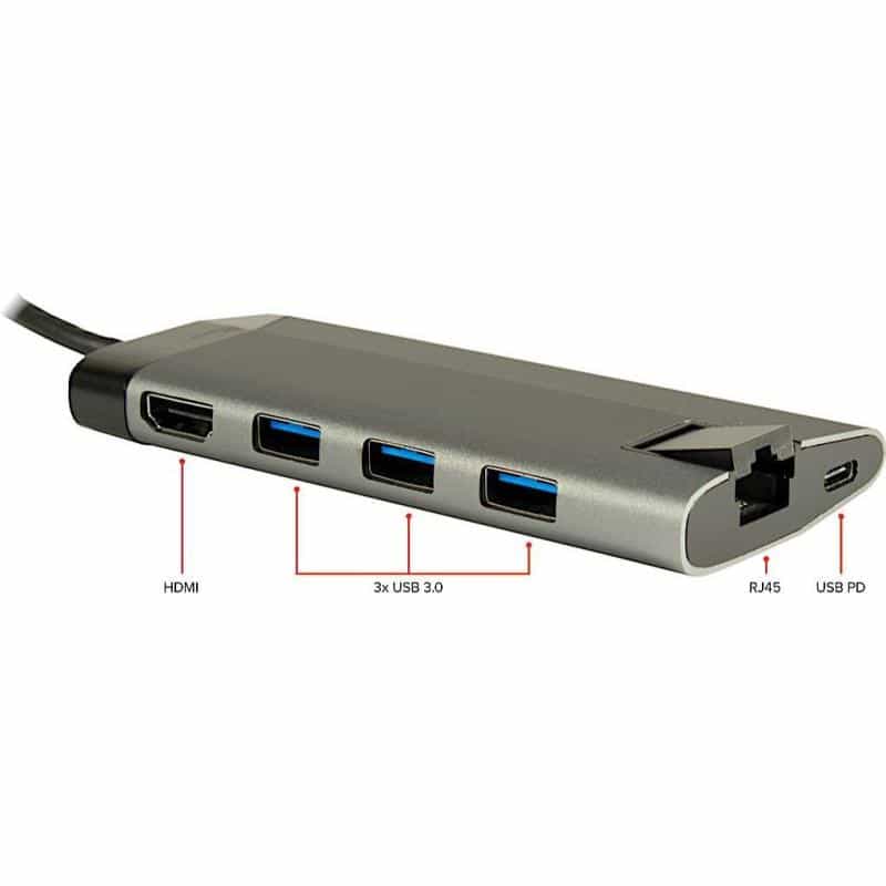 INTERTECH Dockingstation Argus GDC-802 USB-C 1xHDMI Mobile