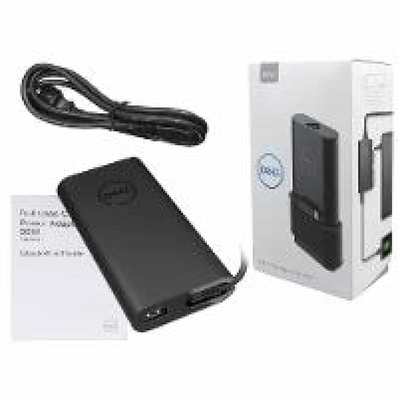 DELL 7R3FM USB-C Netzteil 90 Watt abgerundete Bauform