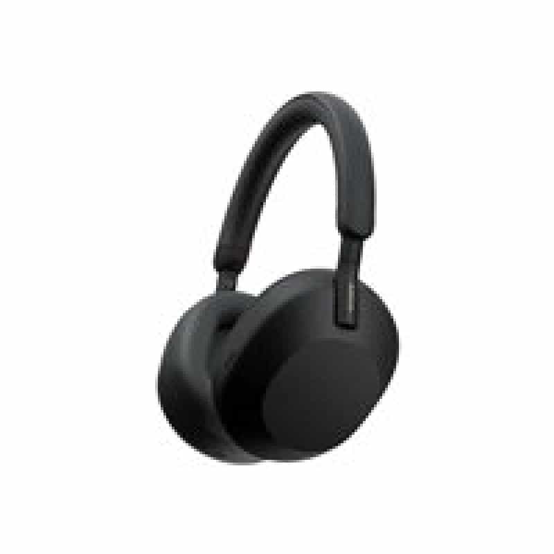 SONY WH-1000XM5B Bluetooth Noise Cancelling Kopfhörer mit Mikrofon, schwarz 30h Akku, Touch Sensor,