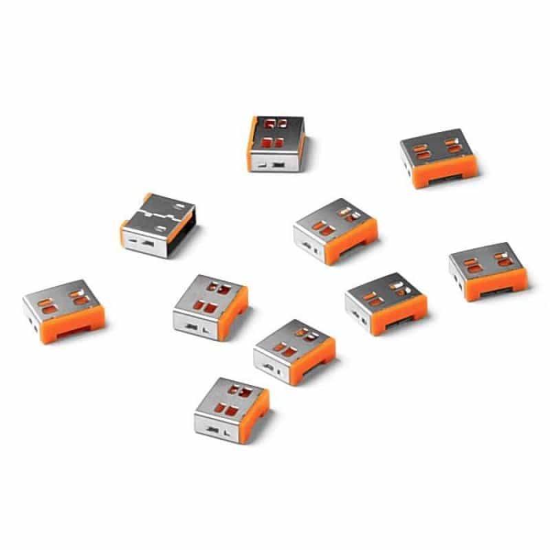 SMARTKEEPER Basic ″USB-A Port″ Blocker orange      10 Stk.
