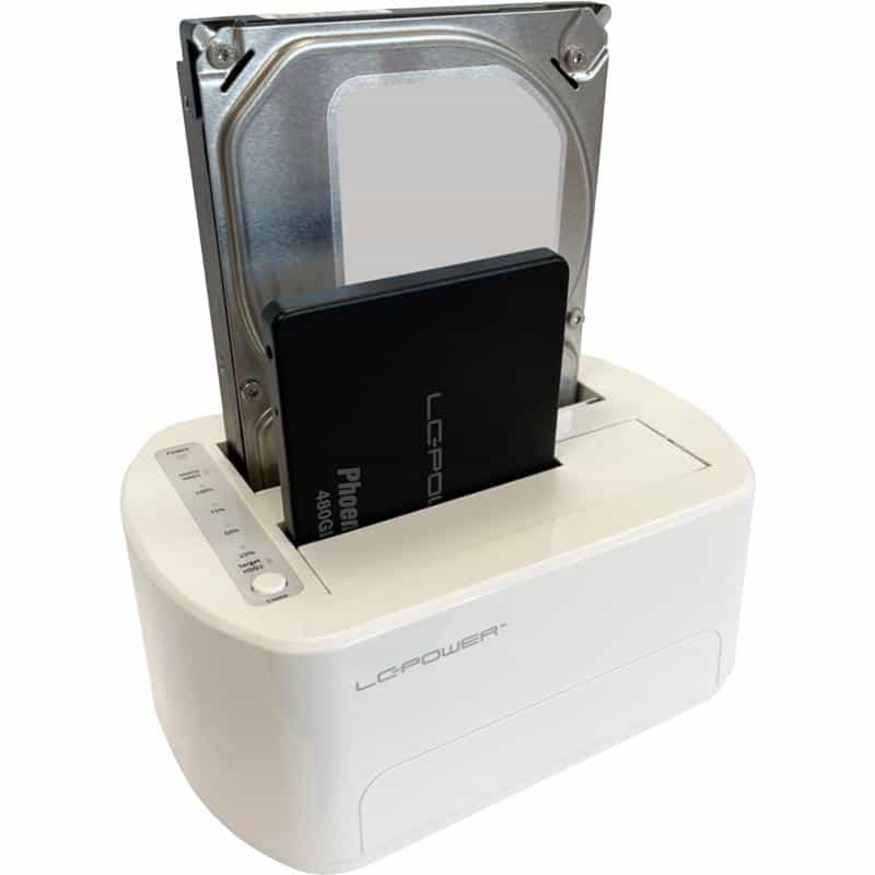 LC-POWER Dockingstation USB 3.2  2,5″/3,5″ SATA/SSD