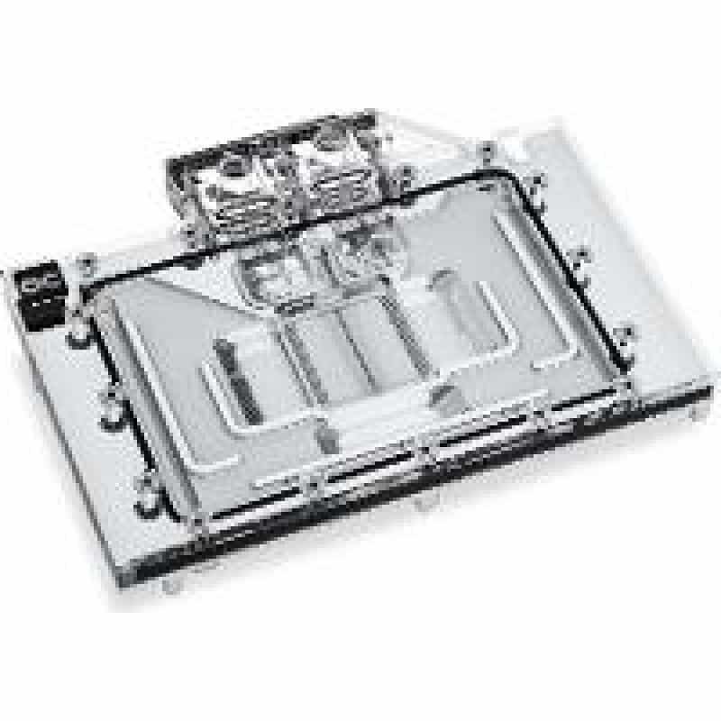 ALPHACOOL Eisblock Aurora Acryl GPX-N RTX 4080 Reference Design (transparent/silber, inkl. Backplate