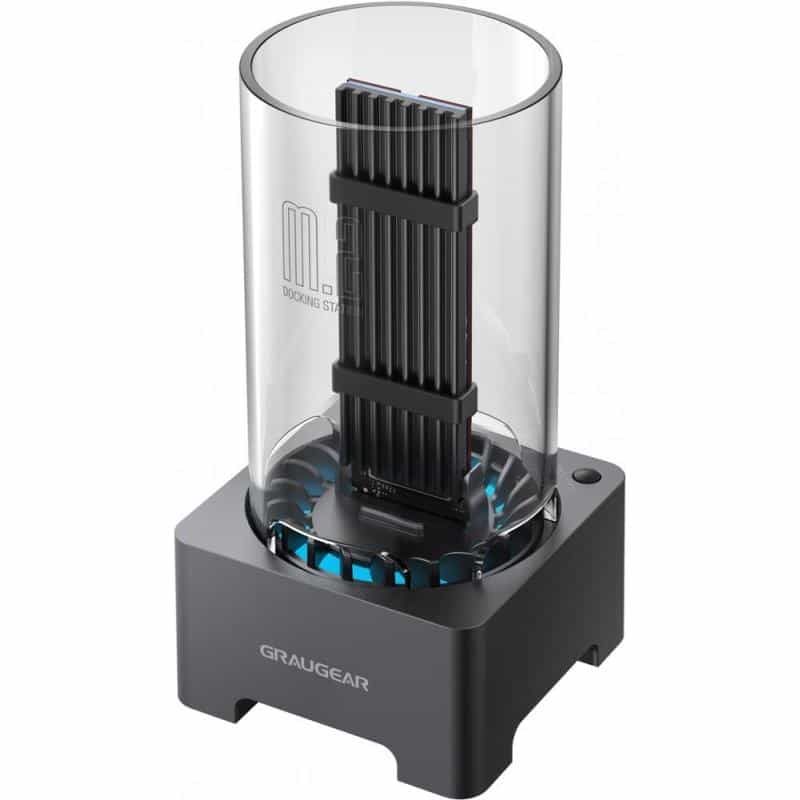 GRAUGEAR Docking Station für M.2NVMe/ NGFF SSD