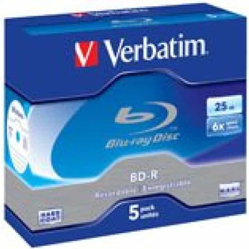 BD-R 6x 25GB Single Layer 5pk