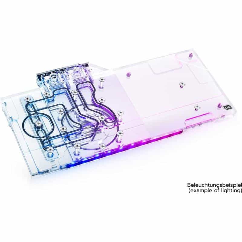 ALPHACOOL Eisblock Aurora Acryl GPX-N Geforce RTX 3070 FTW3 Ultra mit Backplate PHT EOL (11970)