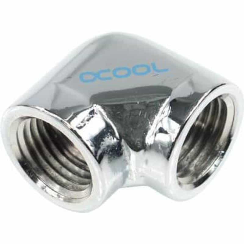 ALPHACOOL HF L- connector 2 x G1/4 inner thread - Verbindungsadapter für Flüssigkeitskühlung (Buchse
