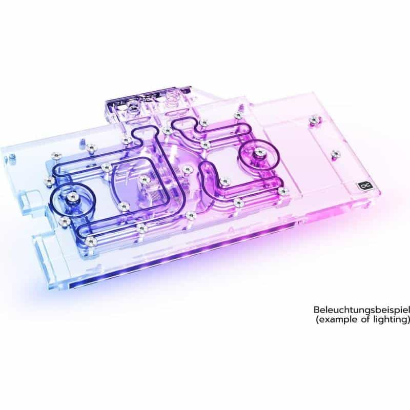 ALPHACOOL Eisblock Aurora Acryl GPX-N RTX 3070 ROG Strix mit Backplate (11957)