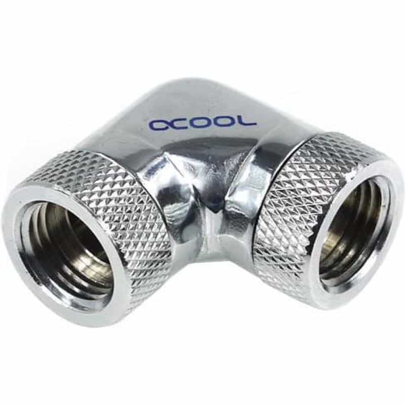 ALPHACOOL HF L- connector 90°2 x G1/4 inner thread revolvable - Verbindungsadapter für Flüssigkeitsk