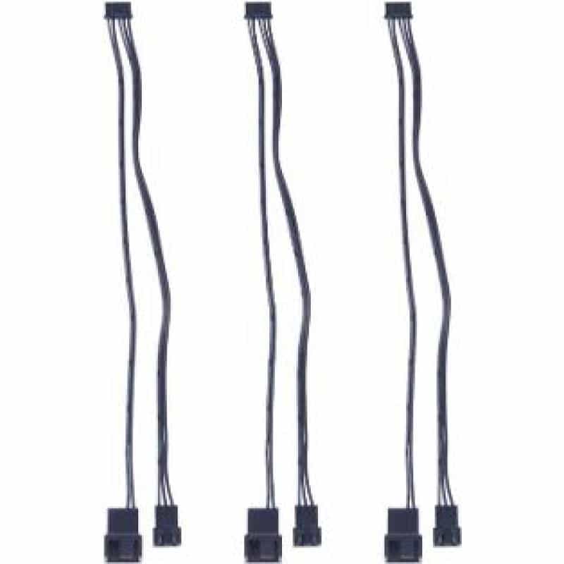 ALPHACOOL Eis-Matrix II - Adapter 5-Pin auf PWM + 5V Digital RGB (3pcs) je 20cm EOL (18619)