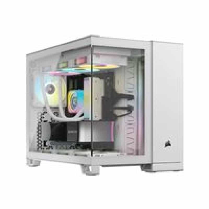 CORSAIR Micro-ATX 2500X LINK Tempered Glass  White