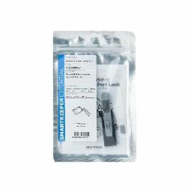 SMARTKEEPER Mini ″Micro USB-B Port″ Blocker grau 4 Stk.+Key