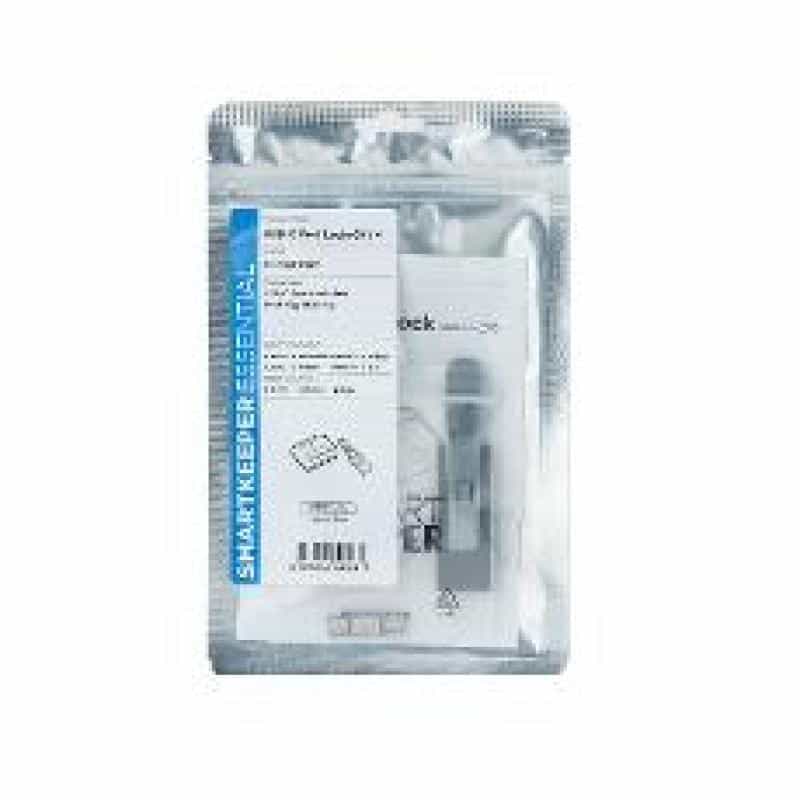 SMARTKEEPER Mini ″USB-C Port″ Blocker grau 4 Stk.+Key