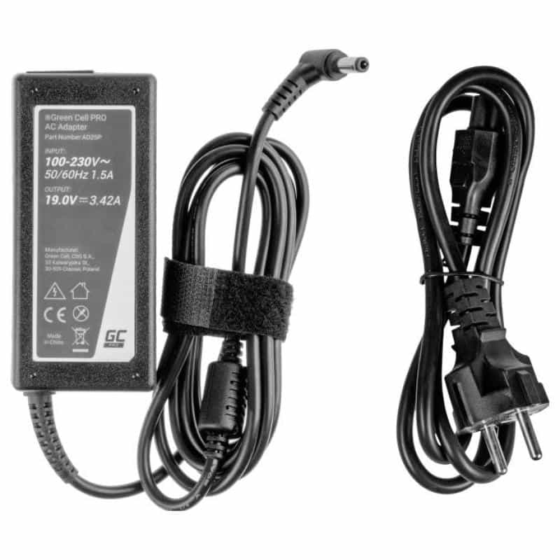 GREEN CELL AD25P Notebook-Netzteil 65 W 19 V