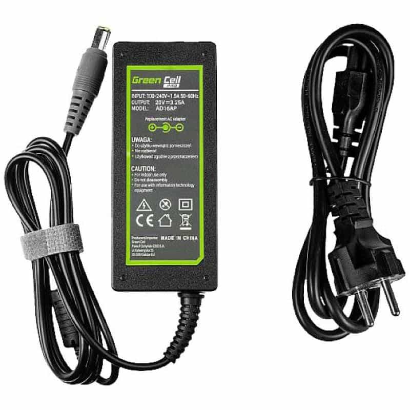 GREEN CELL AD16AP Notebook-Netzteil 65 W 20 V