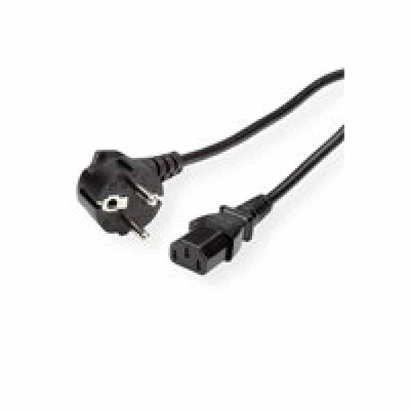 ROLINE Netzkabel CEE7/7 gewinkelt+ IEC-C13gerade 3x1.5mm2 3m - Strom/Netzteil - 3 m
