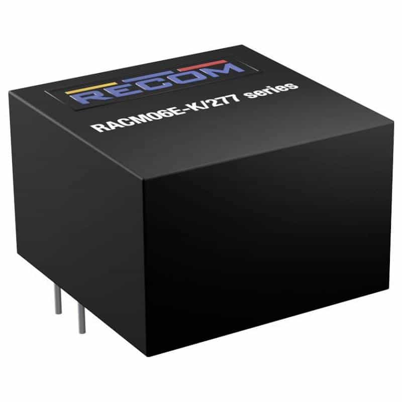 RECOM AC/DC-Einbaunetzteil geschlossen 12 V 0.5 A 6 W