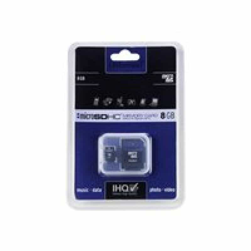 INTENSO SD MicroSD Card  8GB Intenso inkl. SD Adapter