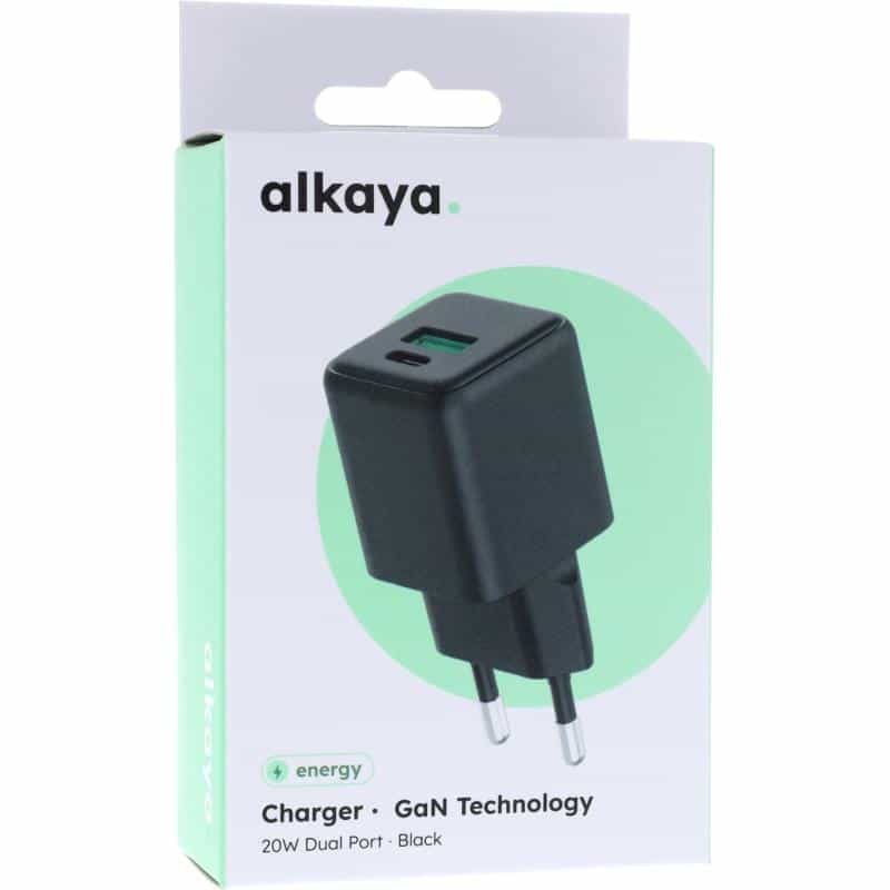 ALKAYA NEXUS-Laderät mit GaN-Technologie 20W schwarz (CR-50002)