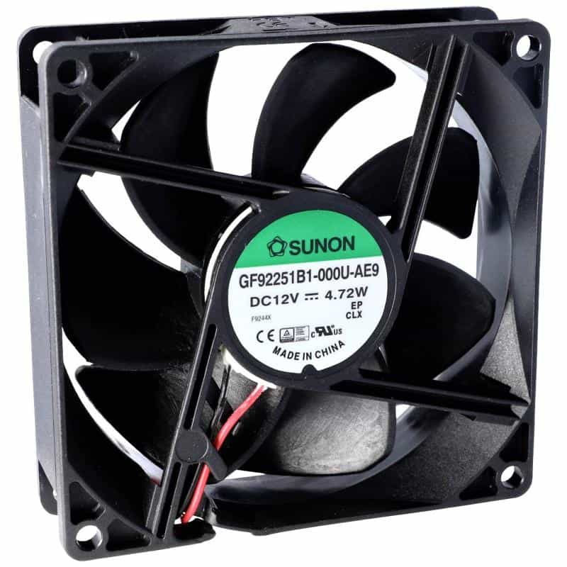 SUNON GF92251B2-000U-AE9 Axiallüfter 12 V/DC 118.9 m³/h (L x B x H) 25 x 92 x 92 mm
