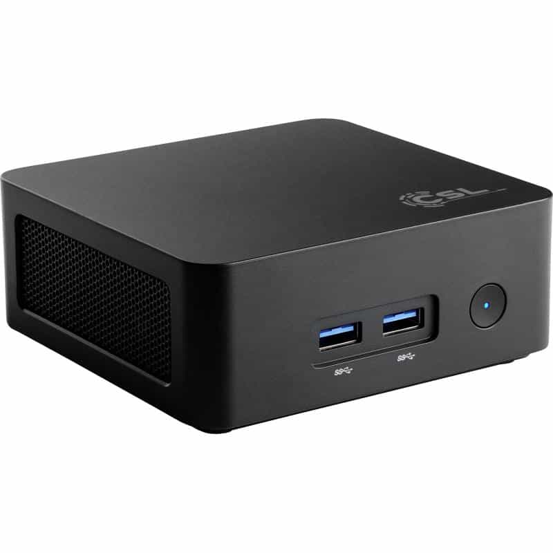 CSL COMPUTER Narrow Box Black N100 8GB 500GB W11
