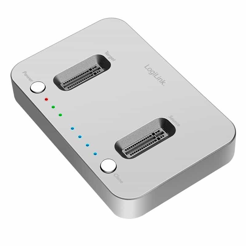 LOGILINK Dockingstation USB 3.2 Gen2, Duale M.2 NVME SSD