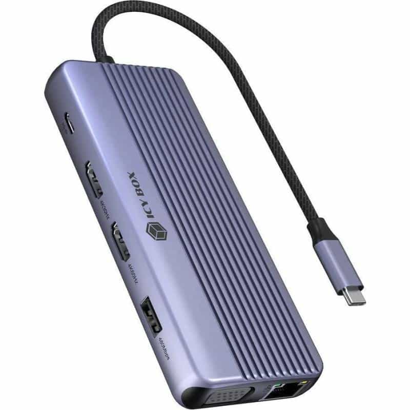 ICYBOX Dockingstation 12-in-1 USB 3.2 Gen 1 Type-C