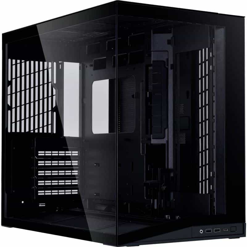 LIAN LI O11 Dynamic Mini V2 PC-Gehäuse, Mini-Gehäuse, ATX, Tempered Glass - schwarz