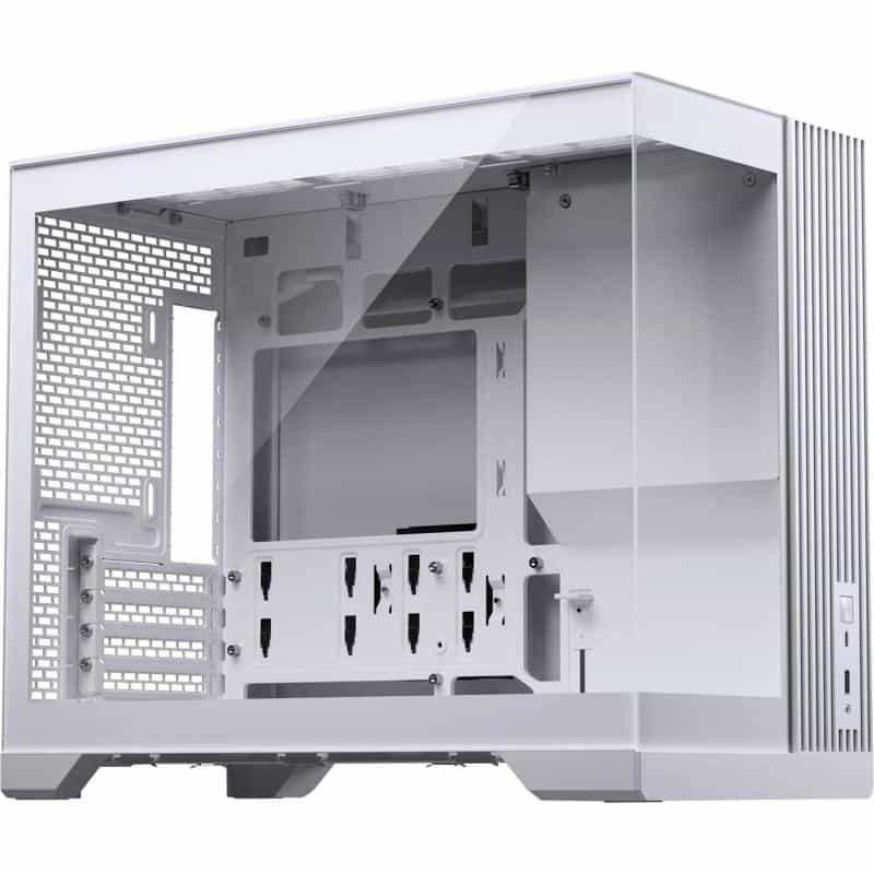 PHANTEKS XT V3 PC-Gehäuse, Mini-Gehäuse, mATX, Tempered Glass - inklusive 3x 120-mm-Lüfter, weiß