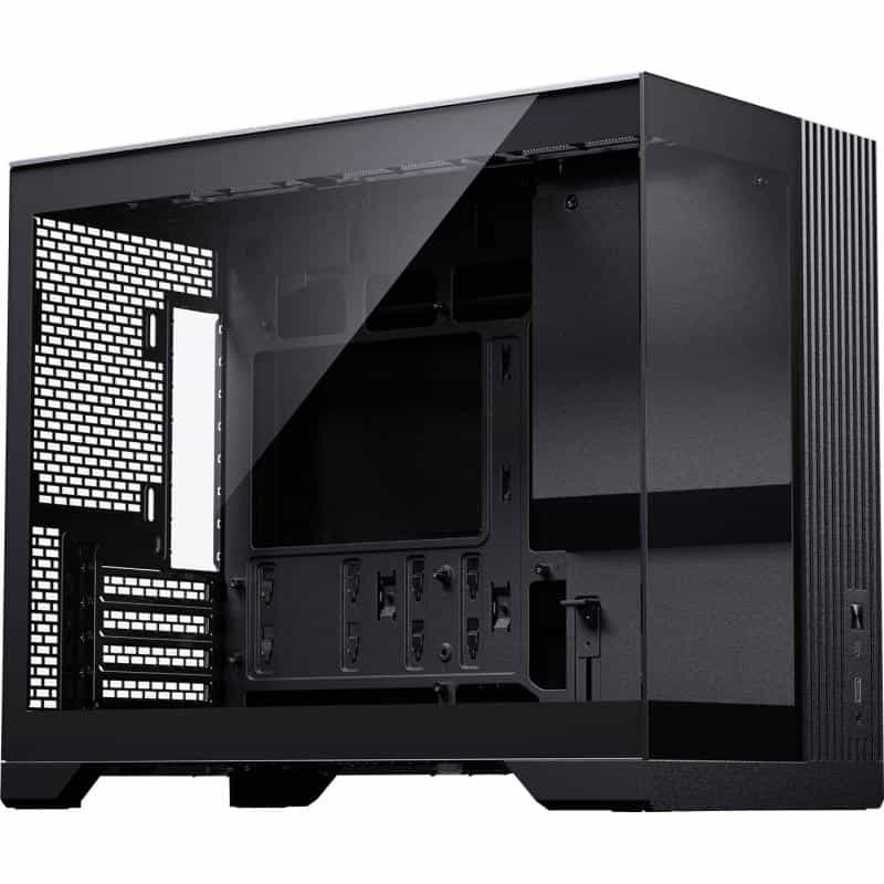 PHANTEKS XT V3 PC-Gehäuse, Mini-Gehäuse, mATX, Tempered Glass - inklusive 3x 120-mm-Lüfter,schwarz