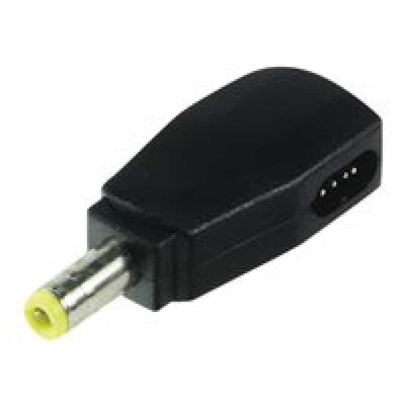 2-POWER TIP5004A Notebook-Wechselstecker Schwarz - Gelb