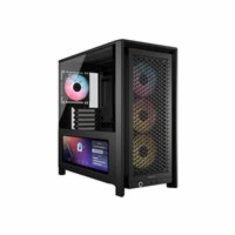 CORSAIR Geh Midi FRAME 4000D LCD RS ARGB Mid-Tower, Black