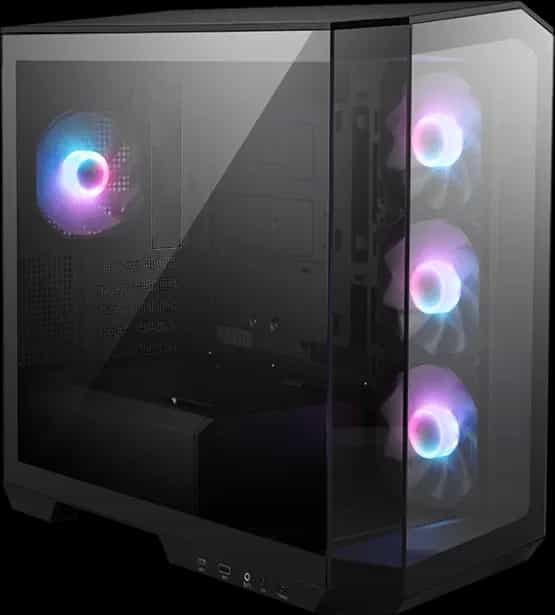 MSI MAG PANO M100R PZ Black, schwarz, Glasfenster