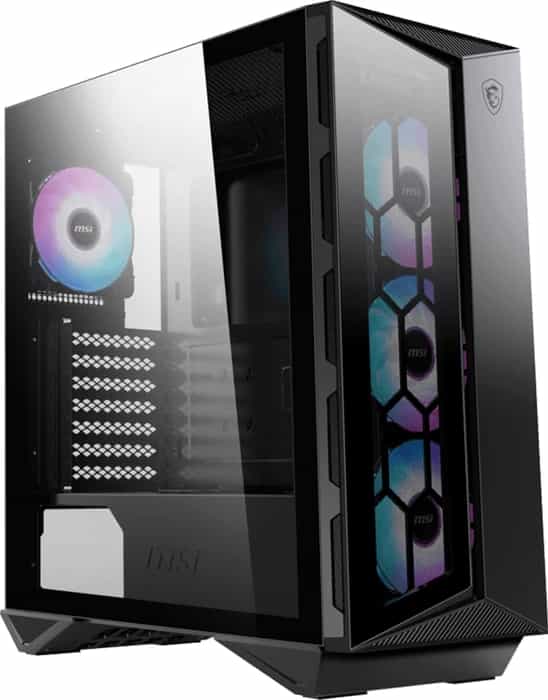 MSI MPG Gungnir 110R, schwarz, Glasfenster