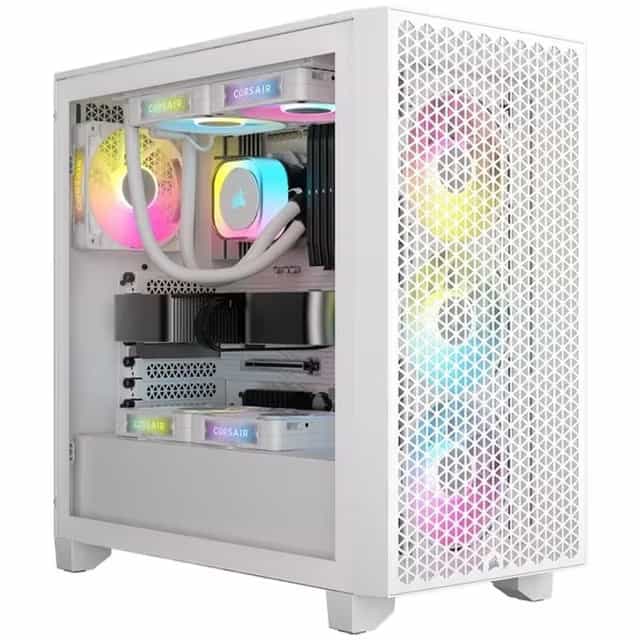 Powered by iCUE - AMD Ryzen 5 9600X - RX 9060 XT