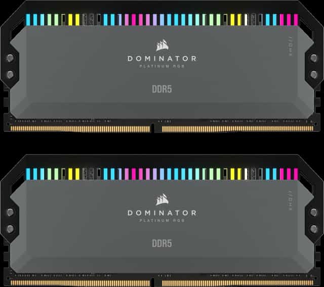 32 GB Corsair Dominator Platinum RGB grau Kit, DDR5-5600, CL36-36-36-76
