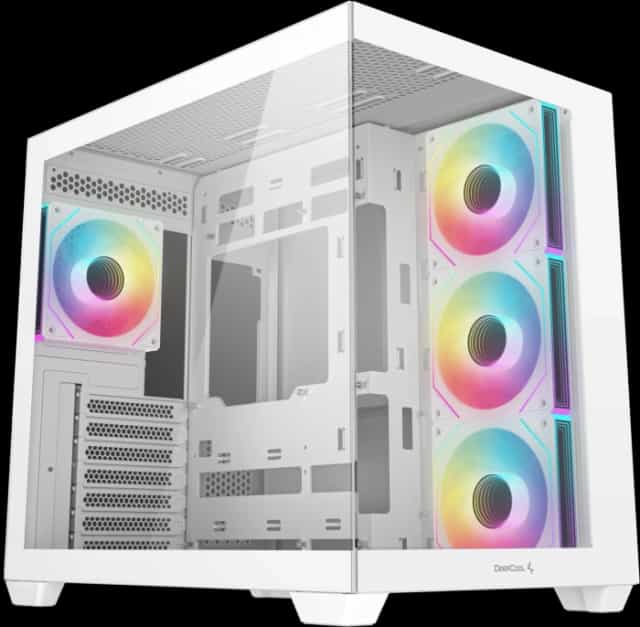 DeepCool CG530 4F WH, weiß, Glasfenster