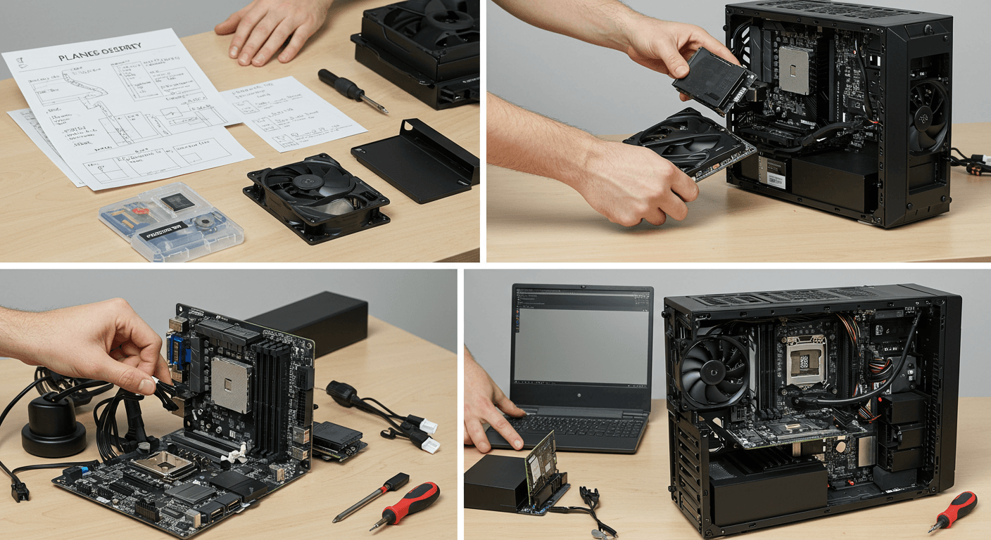 Der Zusammenbau des PCs
